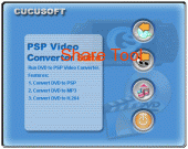 Cucusoft PSP Video Converter + DVD to PSP Suite 8.8.8.8 screenshot